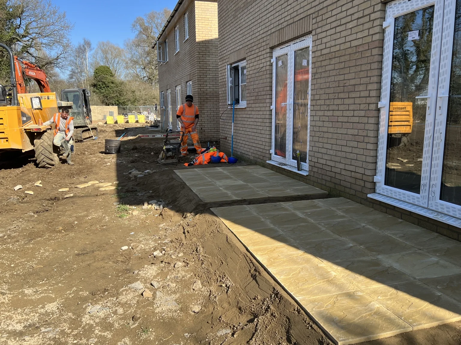 Bury St Edmunds groundworks: paving